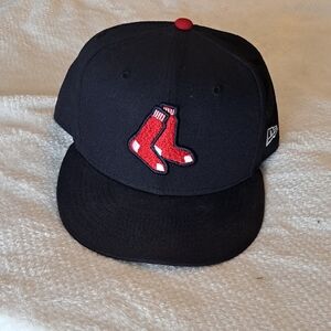 New Era Black Performance Cap- Boston Red Sox